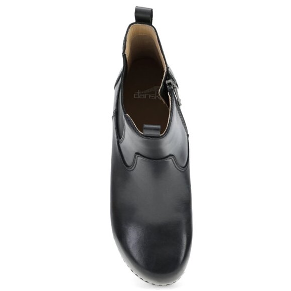 NEW DANSKO women's Shayna  GENUINE lEATHER boots in black burnished - Picture 8 of 10